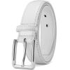 image:imageCHAOREN Mens Belt Leather  1 38 Dress Belts for Men  Considerate Gift for Work Business Casual JeansWhite