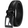 image:imageCHAOREN Mens Belts Leather Gift for Men  Ideal Match for Mens Dress ShoesClassic Black