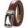image:imageCHAOREN Mens Dress Belt  Ratchet Belt Leather 1 14 Comfort Click  Perfect Companion to Mens Dress ShoesCognac