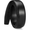 image:imageCHAOREN Ratchet Belt Replacement Strap 1 38 Leather Belt Strap for 40MM Slide Click BuckleGun Black