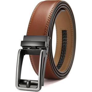 image:imageCHAOREN Click Belts for Men  Mens Ratchet Belt 1 38 for Dress Pants  Perfect Companion to Mens OxfordsBrown