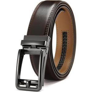 image:imageCHAOREN Click Belts for Men  Mens Ratchet Belt 1 38 for Dress Pants  Perfect Companion to Mens OxfordsBurgundy