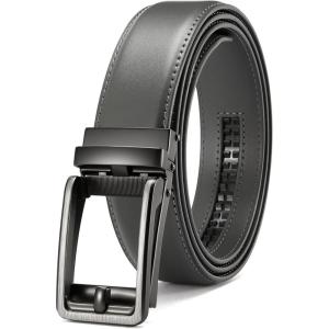 image:imageCHAOREN Click Belts for Men  Mens Ratchet Belt 1 38 for Dress Pants  Perfect Companion to Mens OxfordsGrey