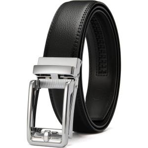 image:imageCHAOREN Click Belts for Men  Mens Ratchet Belt 1 38 for Dress Pants  Perfect Companion to Mens OxfordsSilver  Black