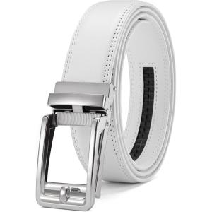 image:imageCHAOREN Click Belts for Men  Mens Ratchet Belt 1 38 for Dress Pants  Perfect Companion to Mens OxfordsWhite