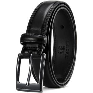 image:imageCHAOREN Mens Belts Leather Gift for Men  Ideal Match for Mens Dress ShoesClassic Black