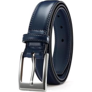 image:imageCHAOREN Mens Belts Leather Gift for Men  Ideal Match for Mens Dress ShoesNavy