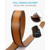 image:imageCHAOREN Full Grain Leather Belt for Men Work Belts for Men Heavy Duty Daily Wear for Jeans PantsCamel