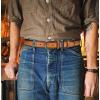image:imageCHAOREN Full Grain Leather Belt for Men Work Belts for Men Heavy Duty Daily Wear for Jeans PantsCamel