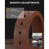 image:imageCHAOREN Full Grain Leather Belt for Men Work Belts for Men Heavy Duty Daily Wear for Jeans PantsCasual Black