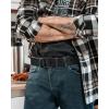 image:imageCHAOREN Full Grain Leather Belt for Men Work Belts for Men Heavy Duty Daily Wear for Jeans PantsCasual Black
