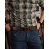 image:imageCHAOREN Full Grain Leather Belt for Men Work Belts for Men Heavy Duty Daily Wear for Jeans PantsCasual Brown