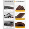 image:imageCHAOREN Full Grain Leather Belt for Men Work Belts for Men Heavy Duty Daily Wear for Jeans PantsClassic Black