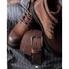 image:imageCHAOREN Full Grain Leather Belt for Men Work Belts for Men Heavy Duty Daily Wear for Jeans PantsDark Brown