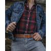 image:imageCHAOREN Full Grain Leather Belt for Men Work Belts for Men Heavy Duty Daily Wear for Jeans PantsLight Brown