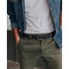 image:imageCHAOREN Full Grain Leather Belt for Men Work Belts for Men Heavy Duty Daily Wear for Jeans PantsNavy
