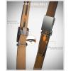 image:imageCHAOREN Italian Ratchet Belt Genuine Leather for Jeans Comfort Casual Belt  No Magnet or Spring Adjustable Trim to Fit