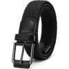 image:imageCHAOREN Elastic Boys Belt  125 Boys Braided Belt for Kids  Youth Stretchy Design for Golf And BaseballBlack