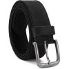 image:imageCHAOREN Full Grain Leather Belt for Men Work Belts for Men Heavy Duty Daily Wear for Jeans PantsBlack Stitched