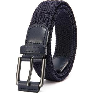 image:imageCHAOREN Elastic Boys Belt  125 Boys Braided Belt for Kids  Youth Stretchy Design for Golf And BaseballBlue