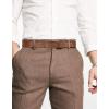 image:imageCHAOREN Leather Ratchet Belt for men 1 38 for Dress Pants  Micro Adjustable Belt Fit EverywhereBrown3