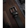 image:imageCHAOREN 15 Mens Belts Leather  Italian Full Grain Leather Belts  Ideal for Casul Jeans amp Work WearBlack