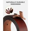 image:imageCHAOREN 15 Mens Belts Leather  Italian Full Grain Leather Belts  Ideal for Casul Jeans amp Work WearBrown