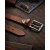 image:imageCHAOREN 15 Mens Belts Leather  Italian Full Grain Leather Belts  Ideal for Casul Jeans amp Work WearCognac