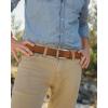 image:imageCHAOREN 15 Mens Belts Leather  Italian Full Grain Leather Belts  Ideal for Casul Jeans amp Work WearTan