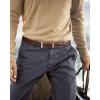 image:imageCHAOREN Leather Braided Belts for Men  1 18 Mens Casual Woven Leather Belt for Dress PantLight Brown