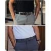 image:imageCHAOREN Leather Ratchet Belt Men 2 Pack  Customizable Fit Effortless Style 35mmCurved BlackCurved Navy