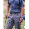 image:imageCHAOREN Mens Belt Stretchable  Elastic Golf Nylon Web Adjustable Belt  for Casual WearBmatted GunBlack