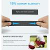 image:imageCHAOREN Mens Belt Stretchable  Elastic Golf Nylon Web Adjustable Belt  for Casual WearBmatted GunBlack