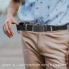 image:imageCHAOREN Mens Belt Stretchable  Elastic Golf Nylon Web Adjustable Belt  for Casual WearGbeige