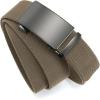 image:imageCHAOREN Mens Belt Stretchable  Elastic Golf Nylon Web Adjustable Belt  for Casual WearHmatted GunLatte