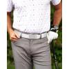 image:imageCHAOREN Mens Belt Stretchable  Elastic Golf Nylon Web Adjustable Belt  for Casual WearWhite