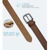 image:imageCHAOREN Mens Belts Leather  35mm Genuine Leather Belt for Jeans  Men Gift for Casual DressBlue