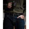 image:imageCHAOREN Mens Belts Leather  35mm Genuine Leather Belt for Jeans  Men Gift for Casual DressFull Grain Black