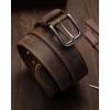 image:imageCHAOREN Mens Belts Leather  35mm Genuine Leather Belt for Jeans  Men Gift for Casual DressFull Grain Brown
