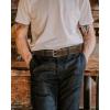 image:imageCHAOREN Mens Belts Leather  35mm Genuine Leather Belt for Jeans  Men Gift for Casual DressFull Grain Brown