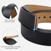 image:imageCHAOREN Mens Belts Leather  35mm Genuine Leather Belt for Jeans  Men Gift for Casual DressGrey