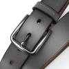 image:imageCHAOREN Mens Belts Leather  35mm Genuine Leather Belt for Jeans  Men Gift for Casual DressGrey