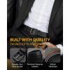 image:imageCHAOREN Mens Belts Leather  35mm Genuine Leather Belt for Jeans  Men Gift for Casual DressGrey Stitched