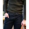 image:imageCHAOREN Mens Belts Leather  35mm Genuine Leather Belt for Jeans  Men Gift for Casual DressNavy Stitched