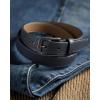image:imageCHAOREN Mens Belts Leather  35mm Genuine Leather Belt for Jeans  Men Gift for Casual DressNavy Stitched