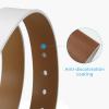 image:imageCHAOREN Mens Belts Leather  35mm Genuine Leather Belt for Jeans  Men Gift for Casual DressWhite