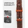 image:imageCHAOREN Mens Braided Leather Belt Casual Woven Leather Belt for Men 35mm Width for Dress Jeans GolfDark Brown