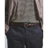 image:imageCHAOREN Mens Braided Leather Belt Casual Woven Leather Belt for Men 35mm Width for Dress Jeans GolfDark Brown