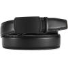 image:imageCHAOREN Mens Dress Belt  Mens Ratchet Belt Leather for Dress Pant  Micro Adjustable Belts Fit EverywhereAnodized  Black