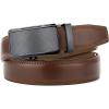 image:imageCHAOREN Mens Dress Belt  Mens Ratchet Belt Leather for Dress Pant  Micro Adjustable Belts Fit EverywhereRadiant Ore  Cognac